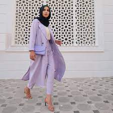 Style it head to toe or wall to floor but mix shades of beige wool and satin, silk and rattan, shiny. All The Ways To Incorporate Purple Into Your Wardrobe Hijab Fashion Inspiration