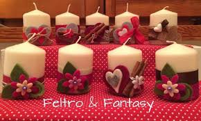 Con la creazione di qualcosa di unico, sono in grado di attirare i clienti che sono alla se si utilizzano semplici vasi muratore, decorare con etichette o nastri. Candele Decorate Con Il Feltro La Cannella E I Gessetti Decorazioni Di Natale Natale Idee Regalo Di Natale