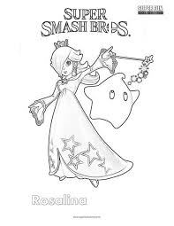 Normal mode strict mode list all children. Rosalina Super Smash Brothers Coloring Page Super Fun Coloring