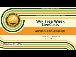 WikiTree Week: Mystery Box Challenge w/Greg Clarke & Vicki Blanco  #WikiTreeWeek2024