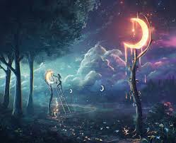Paisaje Anime Arte De Animacion Produccion Artistica Arte De Luna