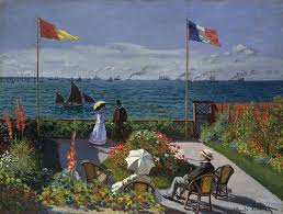 Claude Monet Jardin A Sainte Adresse 1867 Claude Monet Paintings Claude Monet Art Monet Art