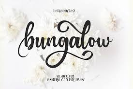 The humble script à € by letterfreshstudio. Bungalow Script Font Download Free Font