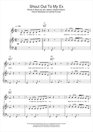 Type out all lyrics, even if it's a chorus that's repeated throughout the song. Little Mix Shout Out To My Ex Sheet Music Pdf Notes Chords Pop Score Piano Vocal Guitar Right Hand Melody Download Printable Sku 123839