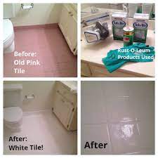 Rustoleum Tub And Tile Paint Kit Great Product Easy But Somewhat Time Consuming Prepped Night Before Tile Bathroom Bathroom Refinishing Tub And Tile Paint