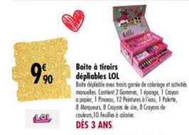 Boîte à tiroirs coulissants soho by rossler, accessoire de rangement indispensable dans un bureau design et contemporain. Offre Boite A Tiroirs Depliables Lol Chez Carrefour