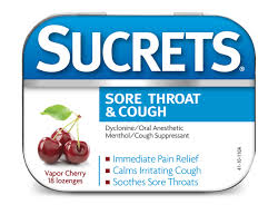 Sucrets Wild Cherry Lozenges For Sore Throat Relief