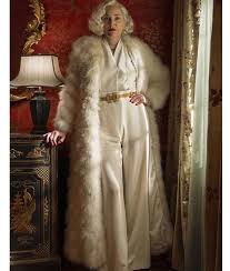 Ratched, netflix's origin story for the sadistic nurse ratched that stars sarah paulson in the title role, features sharon stone as lenore osgood, an eccentric socialite with a literal monkey on her back and a thirst for revenge. Buy Lenore Osgood Fur Coat Ratched Sharon Stone White Coat