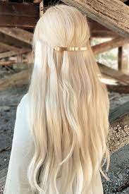 Pefect Sleeked Back Long Simple Blonde Hairstyles For Prom Frontal Hairstyles Luxy Hair Long Hair Styles