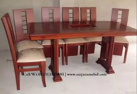 Set Meja Makan Meja Kayu Jati Dinning Table Design Dining Chair Design High Back Dining Chairs