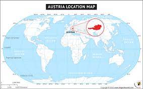 Austria Map In World Map Where Is Austria – Mapsofworld.com