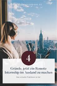 Remote Praktikum Im Ausland In 2020 Arbeiten Im Ausland Jobs Im Ausland Studieren Im Ausland
