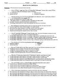Among these were the spu. Black Panther Film 2018 30 Question Matching And Multiple Choice Quiz