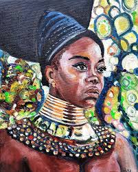 Women Queen Art Painting Original Art 油畫Oil Painting Oil On Canvas Wall  Decor