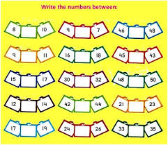 Number That Comes Between Find The Middle Number Worksheet On Number Between Math Activities Preschool Kids Math Worksheets Preschool Math Worksheets