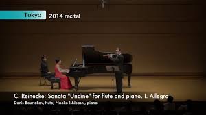 C Reinecke Flute Sonata Undine Op 167 I Allegro Youtube