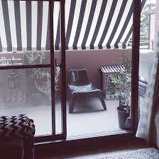 サンシェード 部屋全体 ベランダ ikea 白黒ボーダー などのインテリア実例 2015 11 22 18 48 25 roomclip ルームクリップ ベランダ シェード ベランダ カーテン マンションのバルコニー装飾