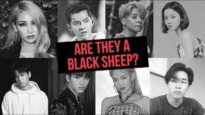 10 Kpop Idols Who Are Considered The Black Sheep Of Their Company Youtube Kpop Idol Sheep Black Sheep
