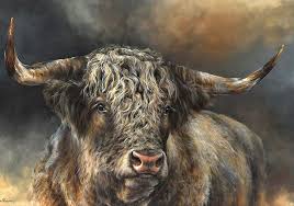 Pin By Pinar Caliskan On Ocean In 2020 Cow Art Highland Cow Art Original Animal Art