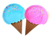Paper Plate Ice Cream Cones!