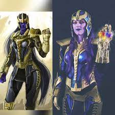 The Mad Titaness? Female Thanos cosplay by @cecilosaurus : rmarvelstudios