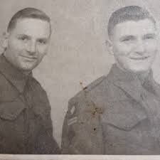 Randy Palmer and his father, Tsain-Say-Hay (aka Blue Hail, aka Dixon  Palmer), in dance clothes