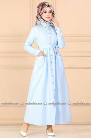 Modaselvim Elbise Cepli Elbise Ferace Tkm2696 Bebe Mavisi Dresses Fashion High Neck Dress