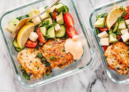 Let me show you how to meal prep shrimp for a high protein, low fat, and super quick meal prep option. Meal Prep Chicken Patties Recipe With Vegetable Salad Meal Prep Chicken Recipe Eatwell101