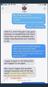 AntiPorn Activist Network — screenshots of text messages between porn...