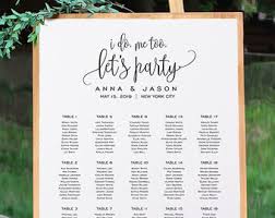 Wood Engraved Customized Seating Chart Wedding Corporate