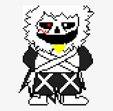 Later you wake up on a bed of yellow flowers and a hurt foot. X Cross X Sans Sprite Cross Sans Pixel Art Png Image Transparent Png Free Download On Seekpng