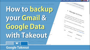 Use Google Takeout To Backup Your Gmail And Apps By Chris Menard Youtube