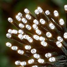 These multi coloured bulbs are lightweight and made from perspex so they'll survive blustery days and you are oh so easy to hang in your home. Wilko 50 White Led Solar String Lights Wilko