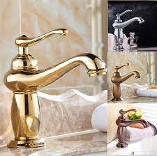 Antique shower faucet system is for three holes wall mounted installation, has single hollow handle for cold and hot water, a brass antique gold exposed shower faucet usd$175.99, save 69% off. Lamp Design Modern Bathroom Faucet Brass Chrome Faucets Gold Faucet Bathroom Antique Faucets Torneira Banheiro Wish