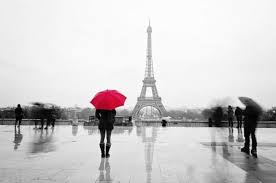 Black And White Pictures With Red Umbrella Red Umbrella Black And White Photography Paris Eiffel Tower Branding Female Eiffel Tower Tower Aesthetic Photography Nature
