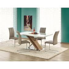 Livraison à domicile ou en retrait magasin ! Table Salle A Manger Verre Et Chene Moderne Atout Mobilier