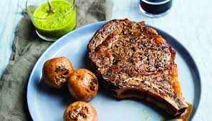 Chuck eye steak is also not the same as chuck steak (again, different parts of the cow), but they are right next to each other. The Perfect Rib Eye Steak With Whole Grilled Potatoes And Chimichurri Sauce The Splendid Table