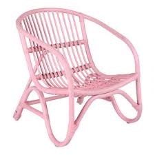 kidsdepot bumba rotan stoel kind roze lief en klein kinderstoel buitenstoel stoelen