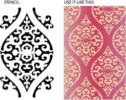 Cutting edge stencils has a handy video showing how to diy a stenciled wall too! Pin On New House Dining Room