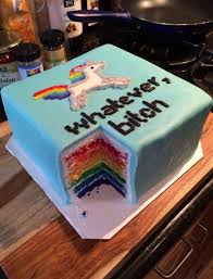 sassy unicorn flavored cake cool birthday cakes funny cake cake