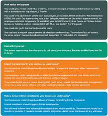 Beyond being the right thing to do, smaller companies usually recognize that the benefits to be gained by a safe work environment are many. Bullying At Work Advice For Workers Worksafe