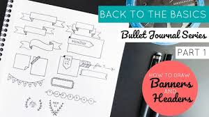 Find over 100+ of the best free bullet journal images. How To Draw Banners For Your Bullet Journal Beginner Friendly The Petite Planner