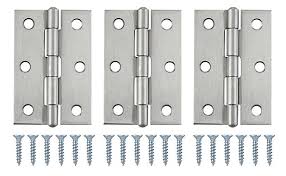 Check spelling or type a new query. Satin Nickel Plated Metal Butt Door Hinge L 75mm Pack Of 3 Diy At B Q