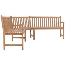 Während eine garteneckbank aus holz das natürliche. Vidaxl Garten Eckbank 202 202 90 Cm Massivholz Teak Vidaxl De