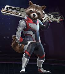 Rocket Raccoon Team Suit Rocket Raccoon Marvel Future Fight Marvel Fan Art