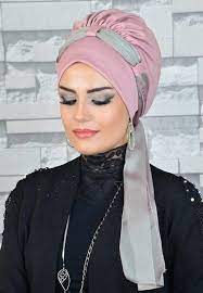 Pudra Vizon Hazir Fularli Bone Tesettur Bone Modelleri Tesettur Bone Dis Bone Sifon Bone Touca De Cabelo Toucas Cirurgicas Padroes De Chapeu