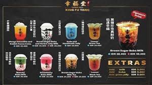 Dalgona series include dalgona coffee and dalgona yuan yang. Xing Fu Tang Menu Malaysia