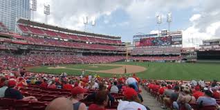 great american ball park section 133 cincinnati reds