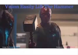 In the first, thor sees himself at a party on asgard, where heimdall declares him to be a destroyer before lighting strikes from the thunder god's body, obliterating various. Why Was Vision Able To Lift Thor S Hammer In Avengers Age Of Ultron Quora