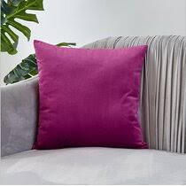 Place throw pillows on a bare sofa to spruce up the furniture's design. Purple Throw Pillows You Ll Love In 2021 Wayfair